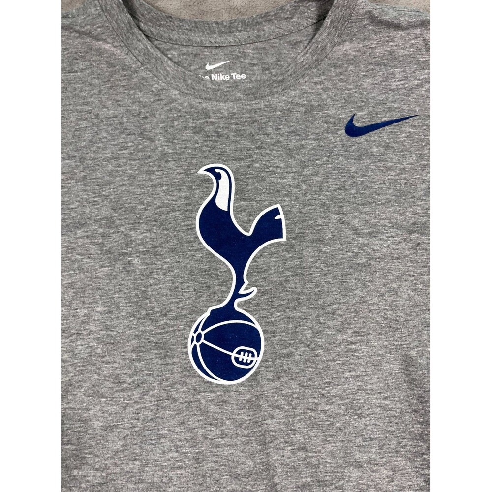 Tottenham Hotspur FC TShirt Mens Large Gray Nike Soccer Football Club